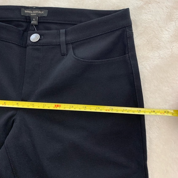 NWT BANANA REPUBLIC Sloan Fit Black stretch pants - Picture 3 of 5